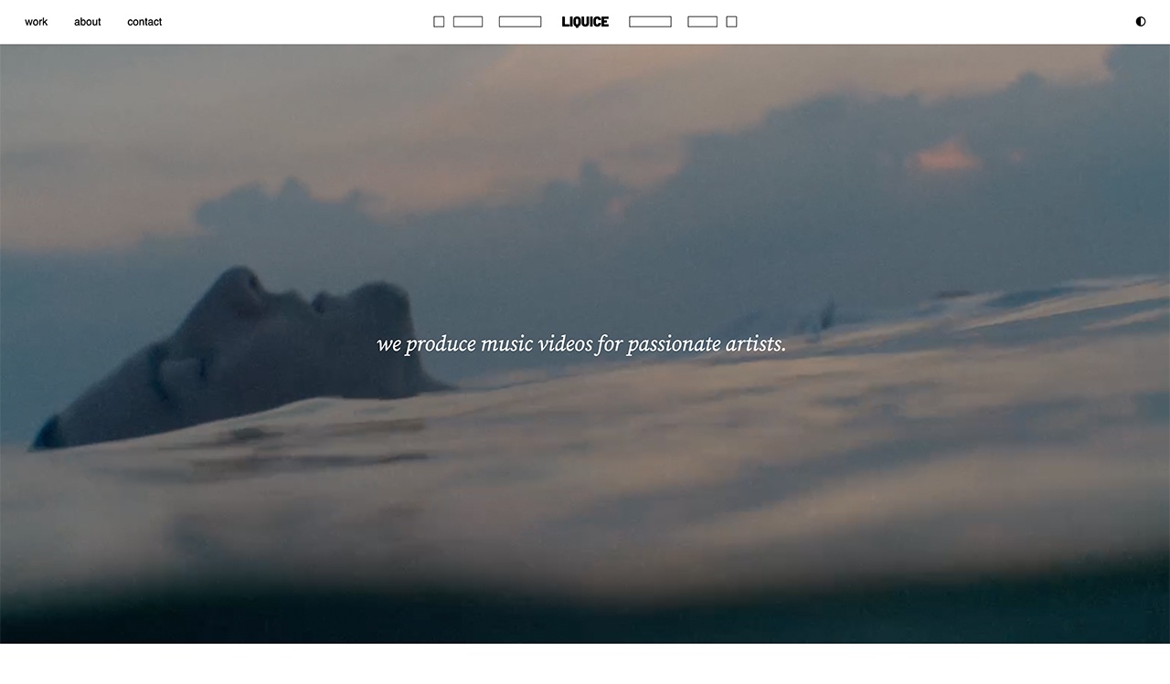 Screenshot liquice.studio