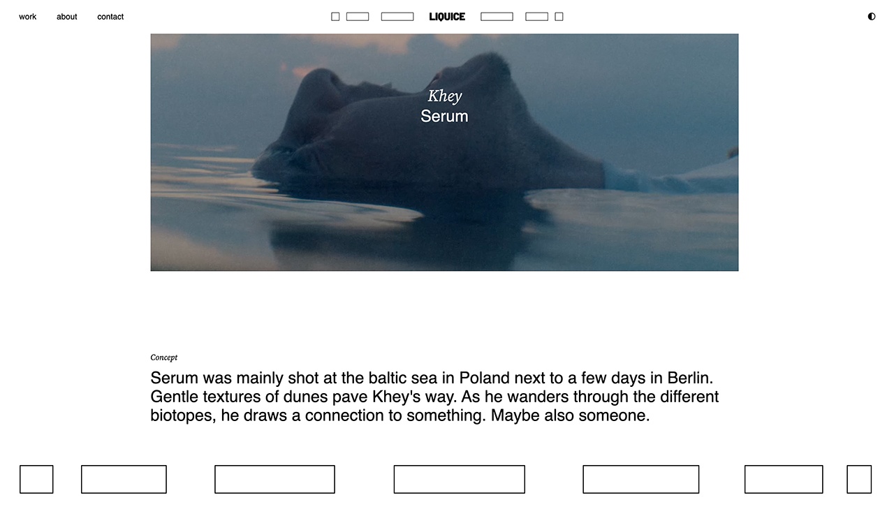 Screenshot liquice.studio